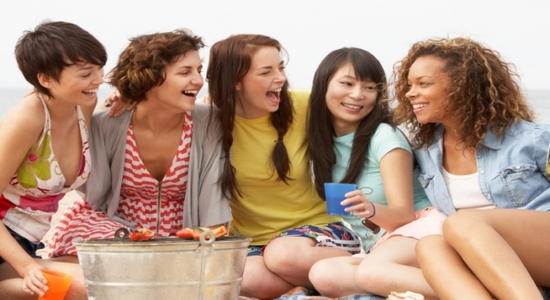 girls laughing Most Bizarre Things laughing