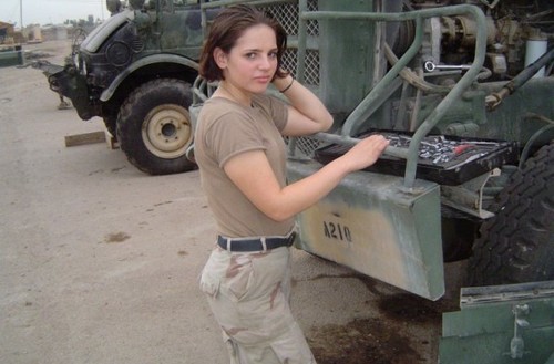 Attractive Female Armed Forces