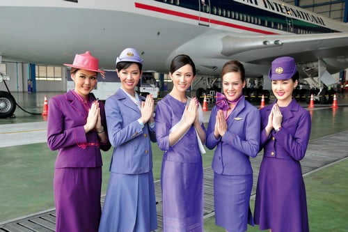 thai Attractive Airlines Stewardess