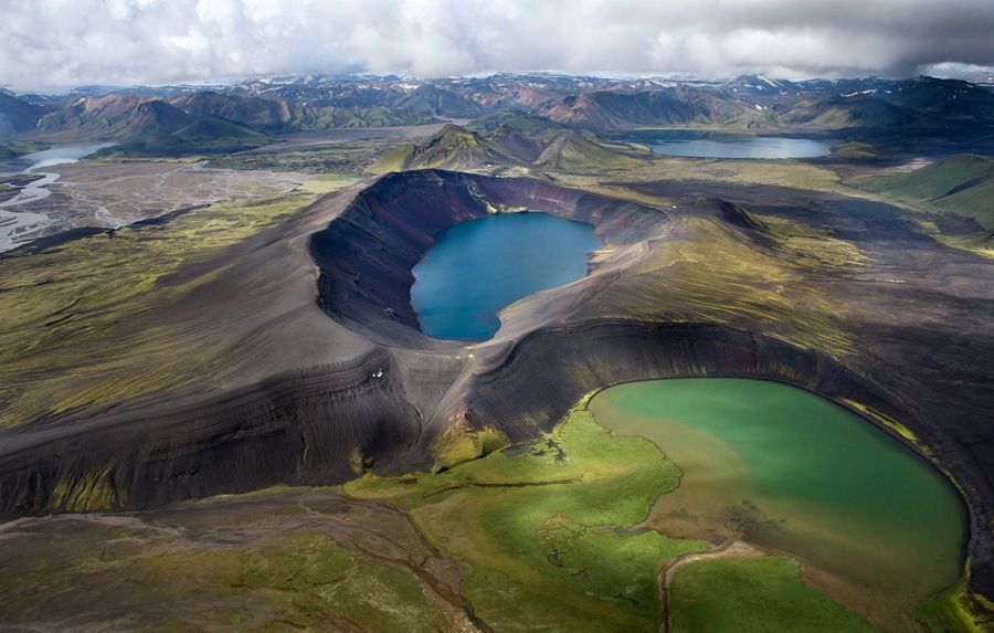 Iceland Volcano Lake