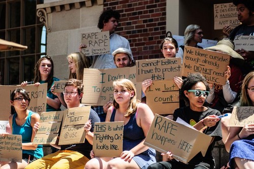 Students Protest against rape