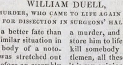 William Duell Execution