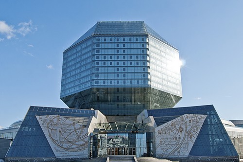 Kiến trúc độc đáo của thư viện quốc gia Belarus