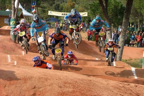 BMX racing action photo