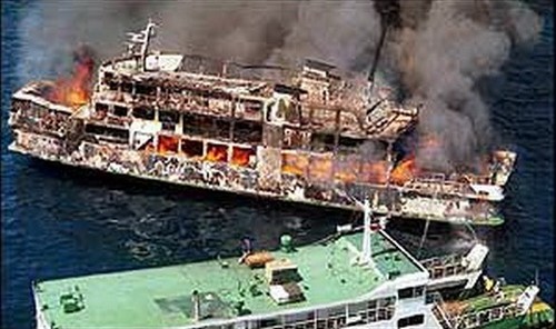 Doña Paz collided with the oil tanker MT Vector