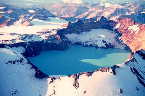 Mount Katmai Crater Lake