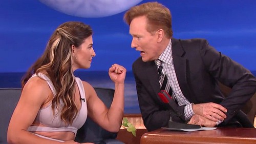 Miesha Tate Late Night with Conan O'Brien