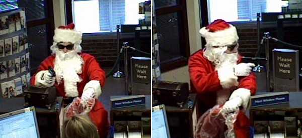 Santa Claus robbed a bank