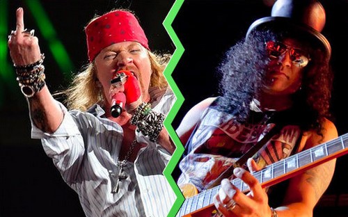 Axl Rose and Slash