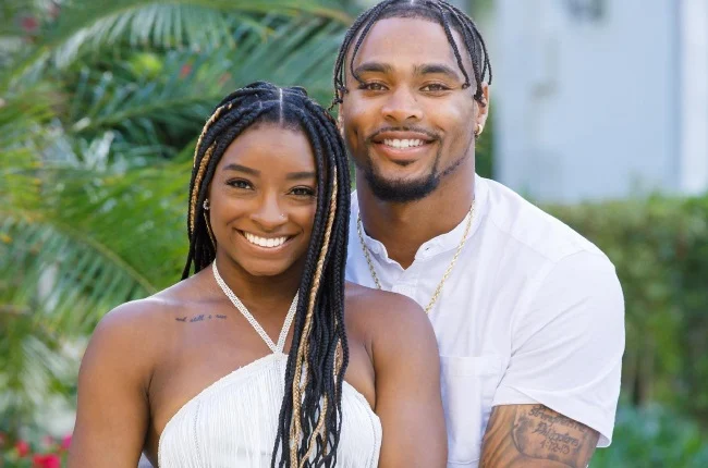 Simone Biles y su esposo Jonathan Owens