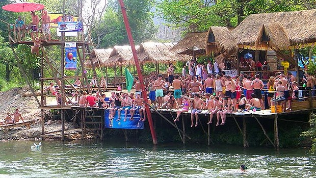 Vang Vieng, Laos Controversial Tourist Attractions