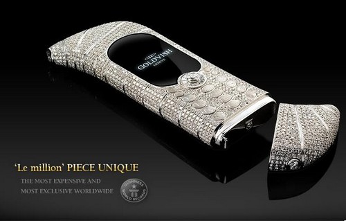 GoldVish Le Million - $1.3 million Expensive Mobile Phones