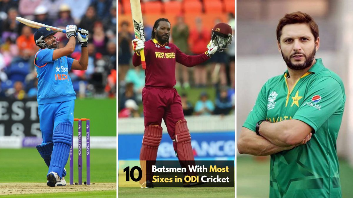 Top 10 Batsmen Who Slapped Most Sixes in ODI Cricket