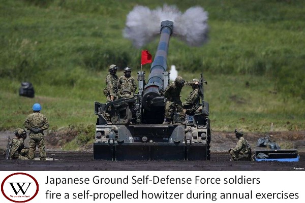 Japanese Ground Self-Defense Force soldiers