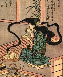 Futakuchi-onna Folklore Creatures