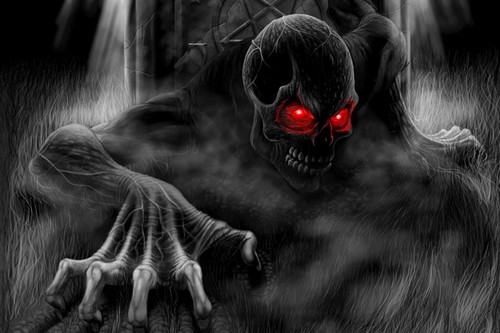 Kinoly Ghost with red eyes Folklore Creatures