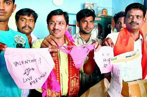 Pink Chaddi Campaign most bizarre protests