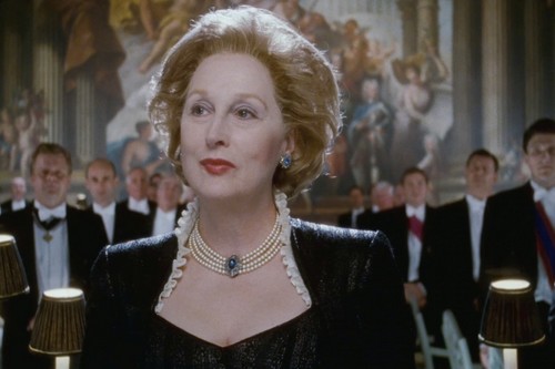 Meryl Streep as Margaret Thatcher in The Iron Lady
