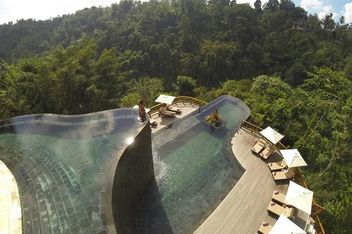Hanging Gardens Ubud Exotic Man-Made Infinity Pools