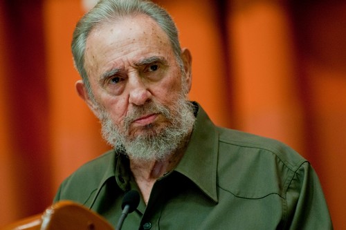Former president Fidel Castro