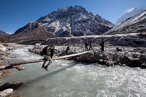Trekking at a high Altitude