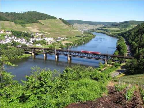 Most Scenic Train Rides Rhine Valley Line from Mainz to Koblenz