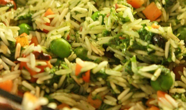 Masala Rice dish prepared with leftover food Masala Rice dish prepared with leftover food