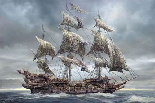 The Flying Dutchman after being freed Paranormal Legends