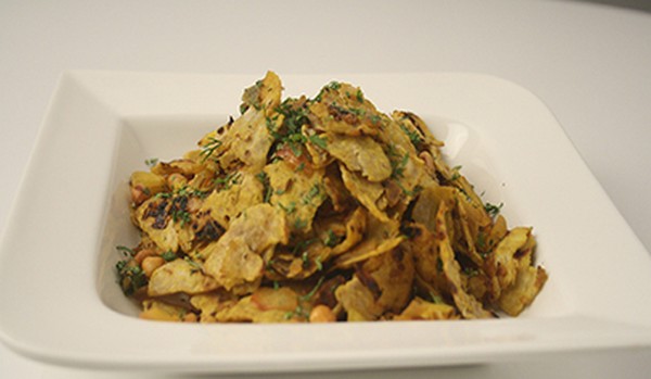 Roti Churi dish prepared with leftover food Roti Churi dish prepared with leftover food