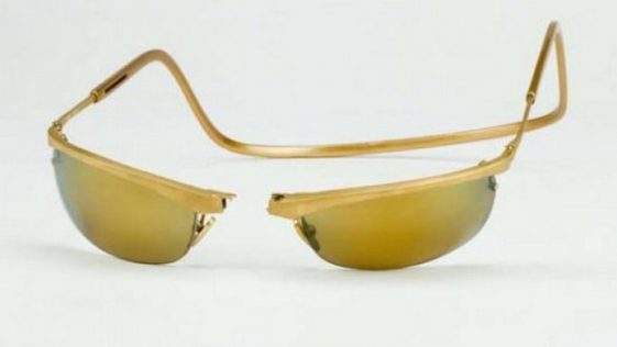 Clic Gold 18k Gold Sports Sunglass