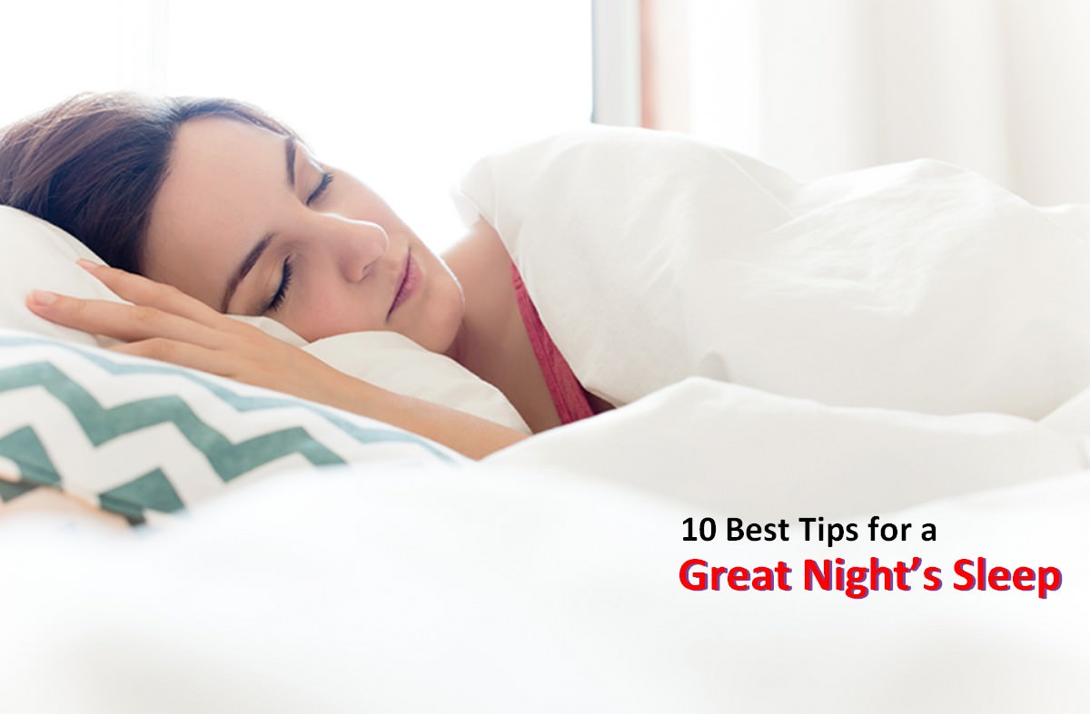 10 Best Tips for a great night sleep