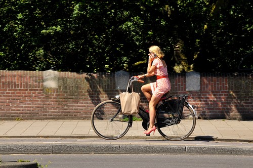 Cycling in Amsterdam