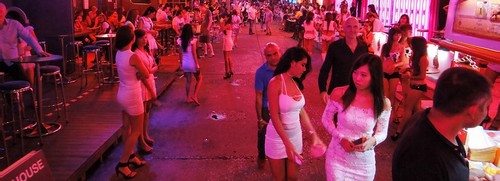 night walk in the Red Light District