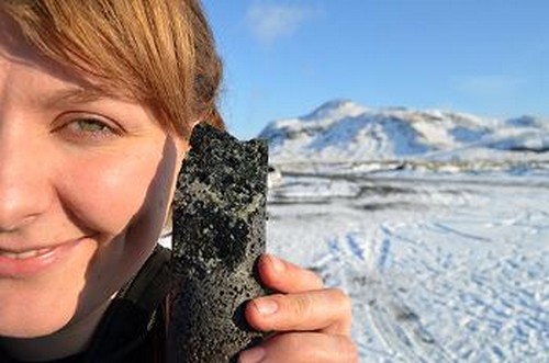 Carbon Dioxide Stones in Ground