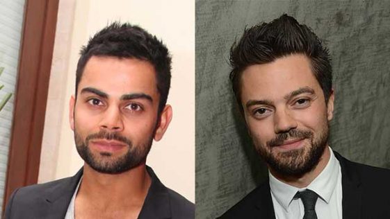 Dominic Cooper And Virat Kohli