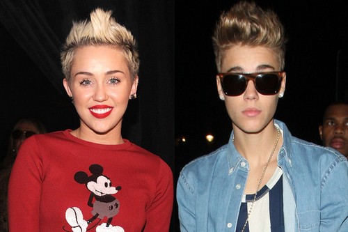 Justin Bierber And Miley Cyrus