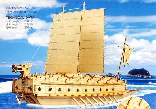 10 Technologically Advanced Naval Vessels Ever Built 14 Turtleship Turtle ship Junior Korean WarShip Wood