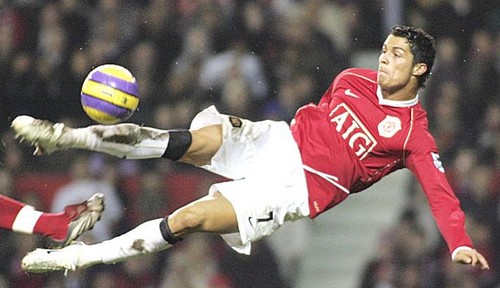 Bicycle kick, Ronaldo