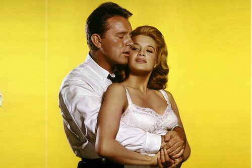 Richard Burton with Angie Dickinson in The Bramble Bush Richard Burton with Angie Dickinson in The Bramble Bush