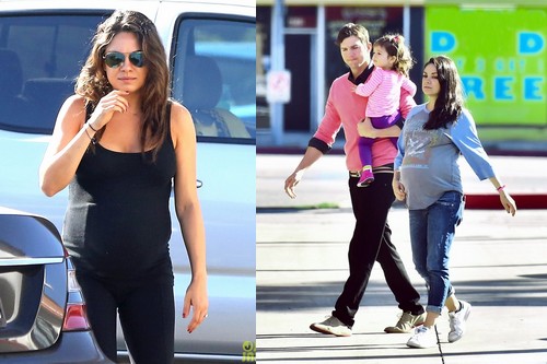 Mila Kunis Pregnant with Family