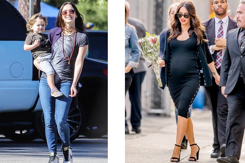 Pregnant Megan Fox with Kid
