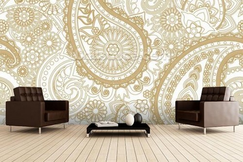 Paisley Patterned Wallpaper