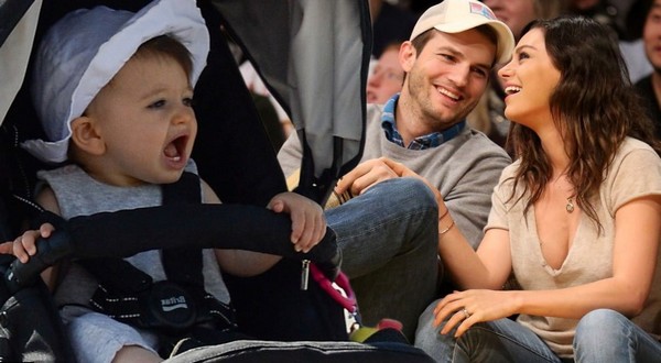 Ashton Kutcher Family