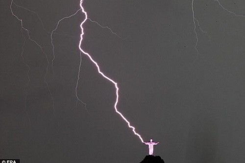 Selfie During A Lightning Storm