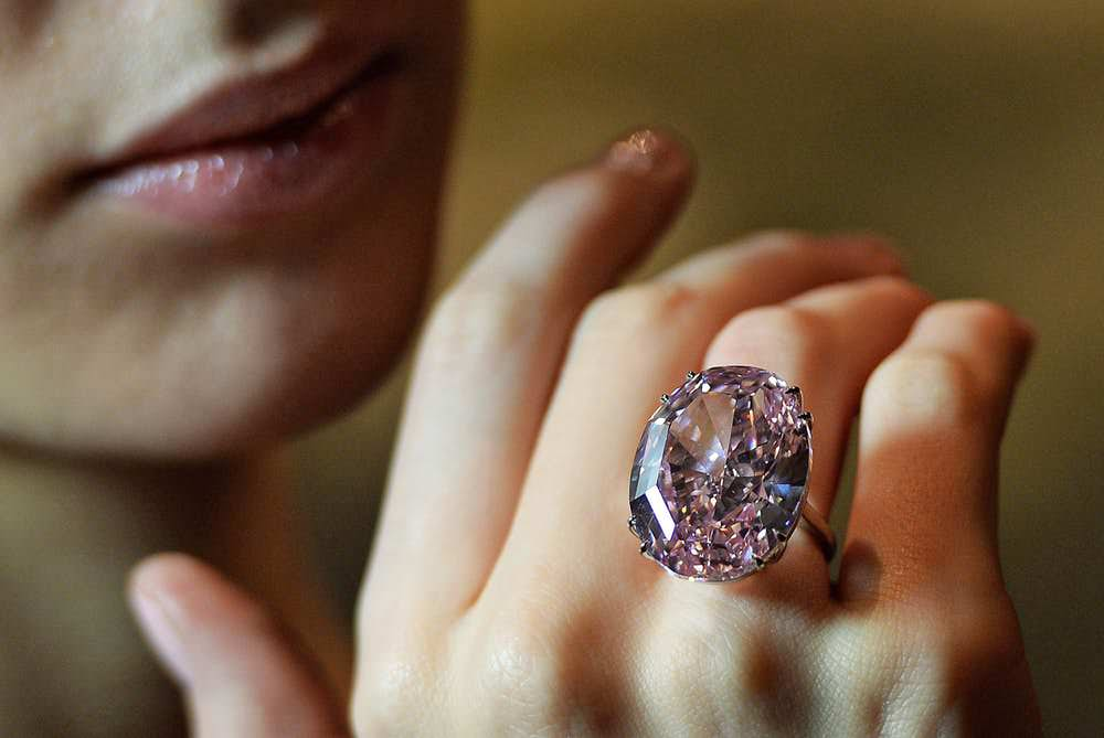 Pink Star Diamond Ring