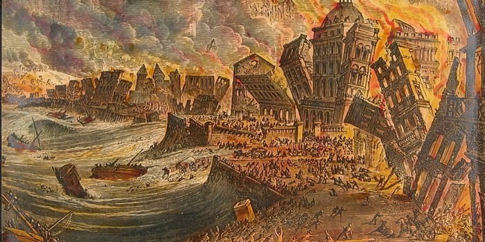 1755 The Great Lisbon Earthquake and Tsunami, Portugal