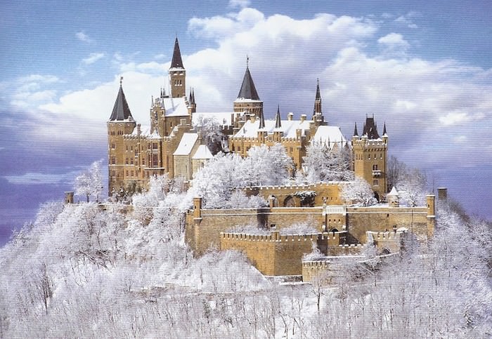 Hohenzollern castle in Germany