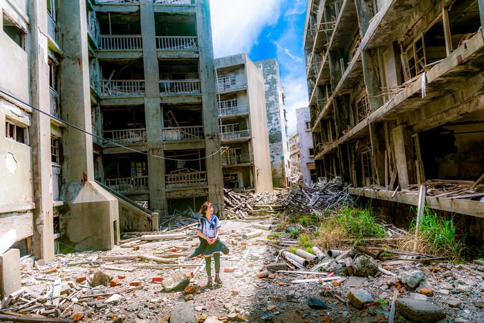 Japan's ghost island of Hashima