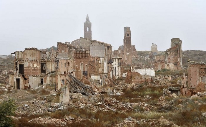 Spanish village of Belchite