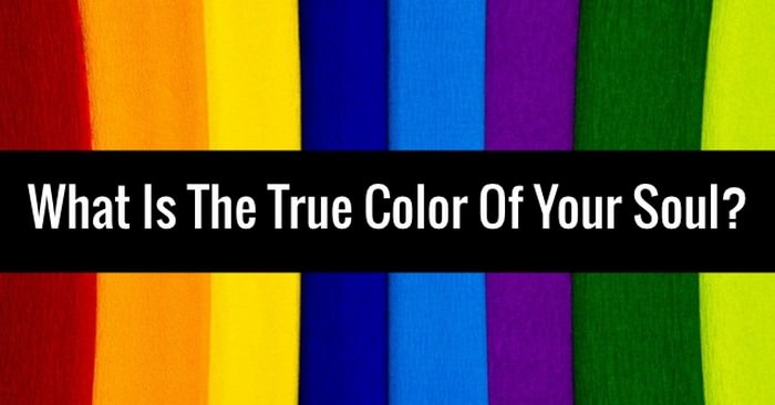 The true color of the soul